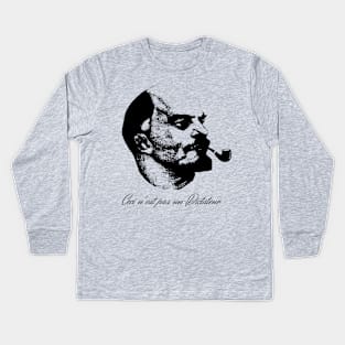 Ceci n'est pas un dictateur (Lenin Edition) Kids Long Sleeve T-Shirt